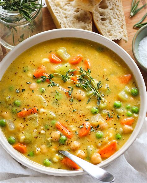 One Pot Creamy Vegetable Soup Its All Good Vegan