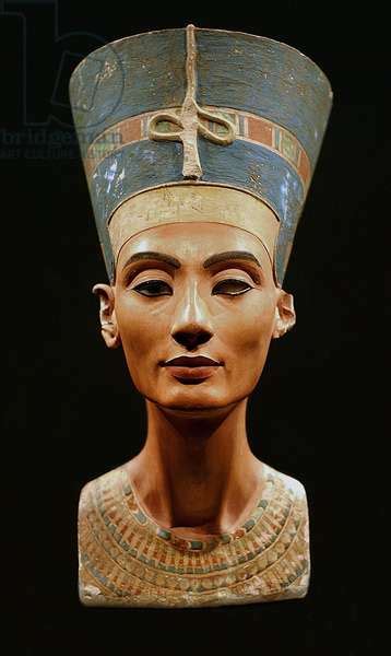 Egypt Nefertiti 1370 Bc C 1330 Bce Great Queen Of Pharaoh Akhenaten Of The 18th Dynasty