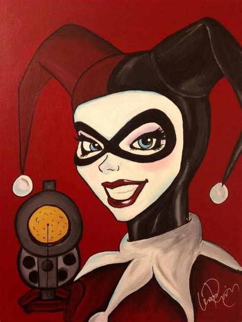 Harley Quinn Abstract Painting At Explore