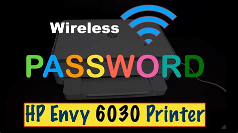 How To Find The Password Of Hp Envy 6030 All In One Printer Youtube