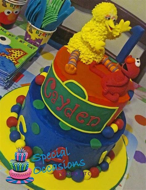 Sesame Street Birthday Cake Decorated Cake By Special Cakesdecor