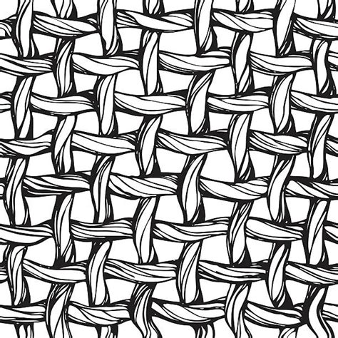Drawing Of A Basket Weave Wallpaper Illustrations Royalty Free Vector