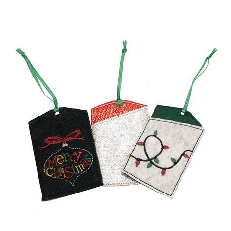 In The Hoop Gift Card Holders Machine Embroidery Geek
