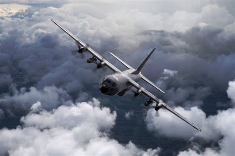 Download Cloud Transport Aircraft Warplane Aircraft Military Lockheed C 130 Hercules Lockheed C