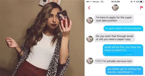 Man Sends Hilarious Cv To Tinder Match To Apply To Be Her Date Metro News