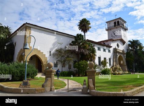 County Courthouse Santa Barbara California Stock Photo Alamy