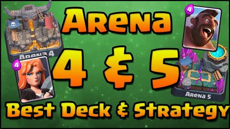 A arena 4 que desbloqueia várias cartas e te proporciona montar decks ainda melhores para subir troféus e passar pela arena parquinho da p.e.k.k.a! Clash Royale - Best Deck Arena 4 & Arena 5 and Attack ...