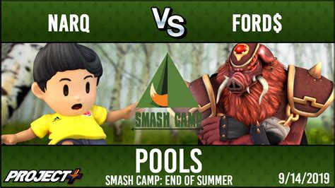 Smash Camp 2019 Pools Narq Lucas Vs Ford Ganon Youtube