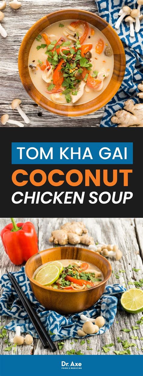 Making this vegetarian thai coconut soup is so easy. A Thai Coconut Chicken Soup | Recipe in 2020 | Food ...