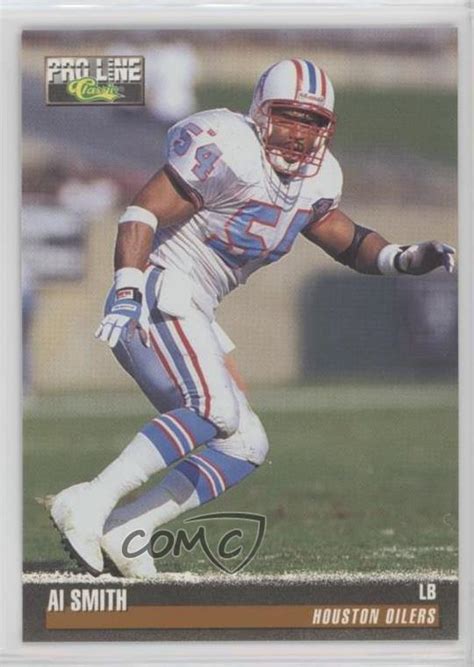 1995 Classic Pro Line 48 Al Smith Houston Oilers Football Card Ebay
