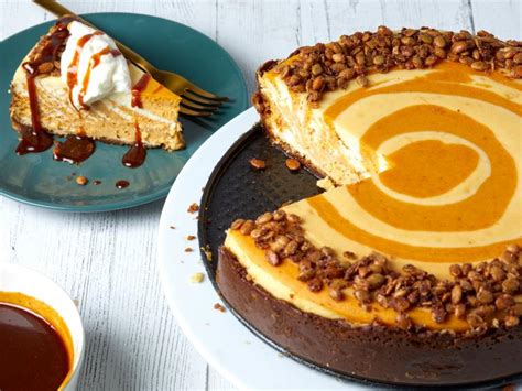 the best pumpkin cheesecake recipe food network kitchen food network