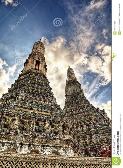 Wat Arun Bangkok Thailand Stock Photo Image Of Religion