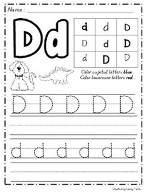 handwriting worksheets kindergarten  paper templates  pinterest