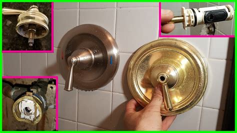 how to replace moen shower faucet Душевой кран ремонт youtube