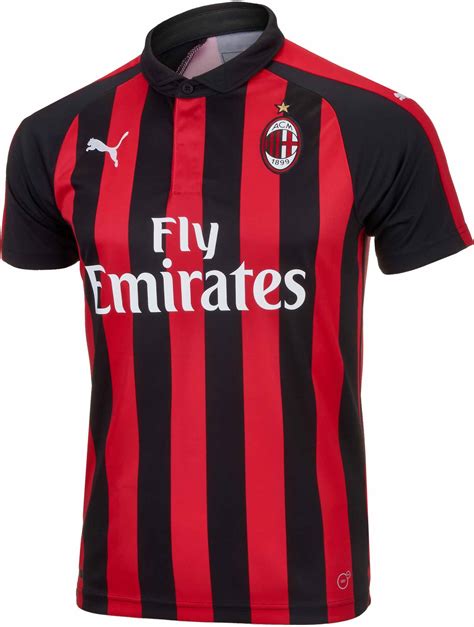 Associazione calcio milan, commonly referred to as a.c. Puma Herren AC Milan Home Trikot 2018/19 754419 Sport Fußball