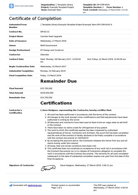 It is the first land in qatar to be available for freehold ownership by foreign nationals. Letter Of Completion Of Work Sample (Use Or Copy For ...