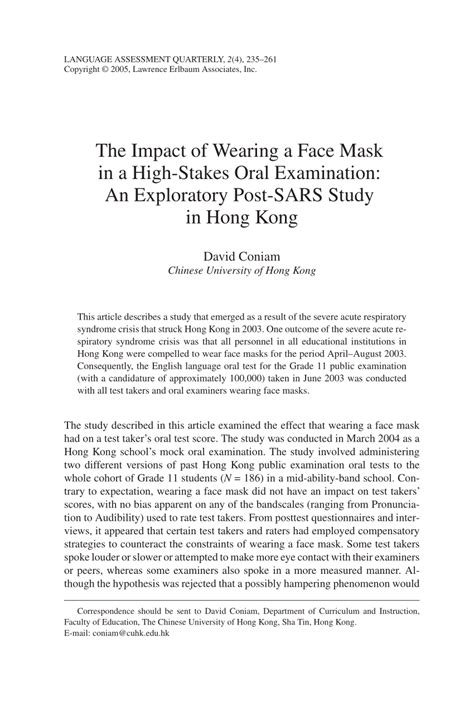why wearing mask is important essay