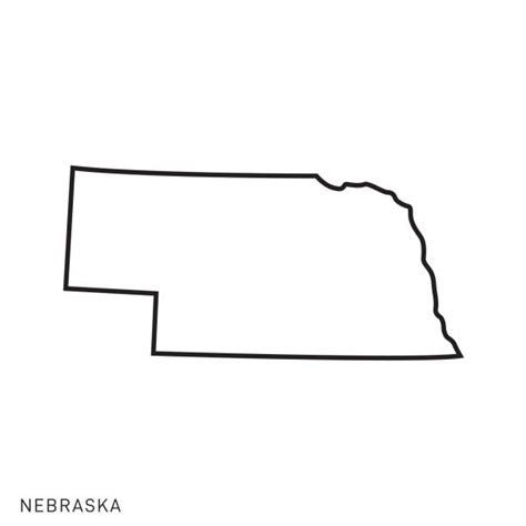 Nebraska Outline Illustrations Royalty Free Vector Graphics And Clip Art