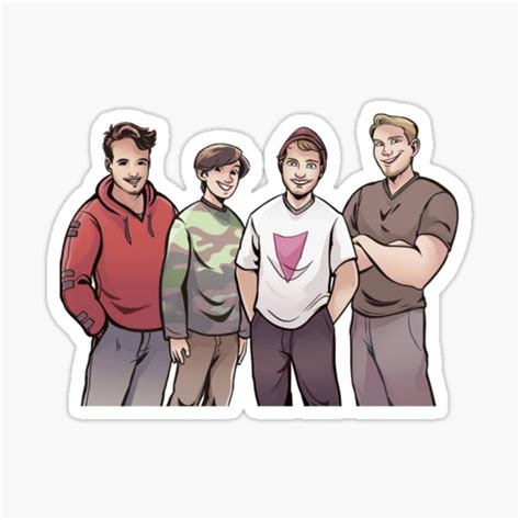 The Boys Joshdub Ree Kid Mully And Your Narrator Sticker For Sale