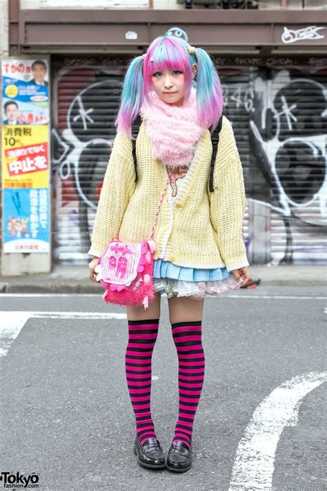 Harajuku Girl In Pastel Twintails Tokyo Fashion