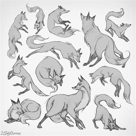 What Does The Fox Say 🦊 Sketches For My Next Pattern ️ Fox Drawing