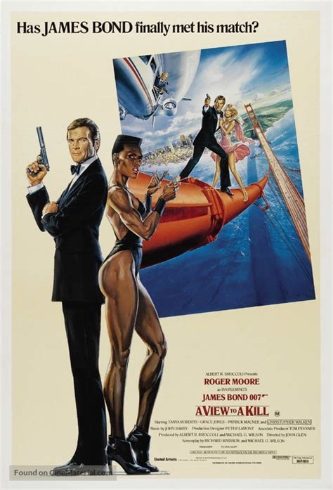 A View To A Kill 1985 Australian Movie Poster