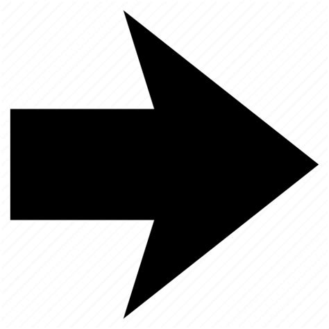 Arrow Direction Forward Forwarding Arrow Right Sign Icon