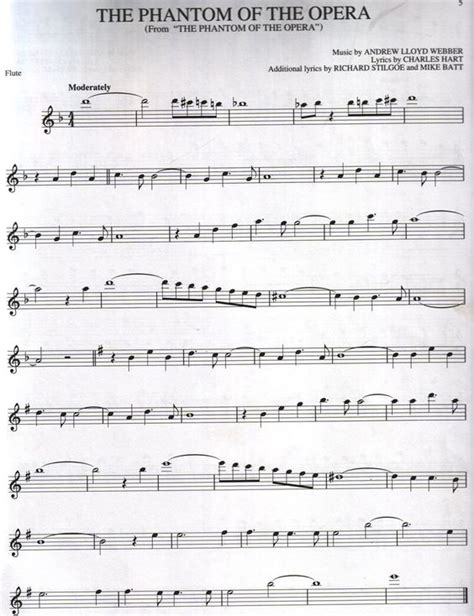 These free opera sheet music titles can best be categorized as easy piano. Phantom of the opera theme for flutes | Music | Pinterest | The o'jays, Treble clef and Opera