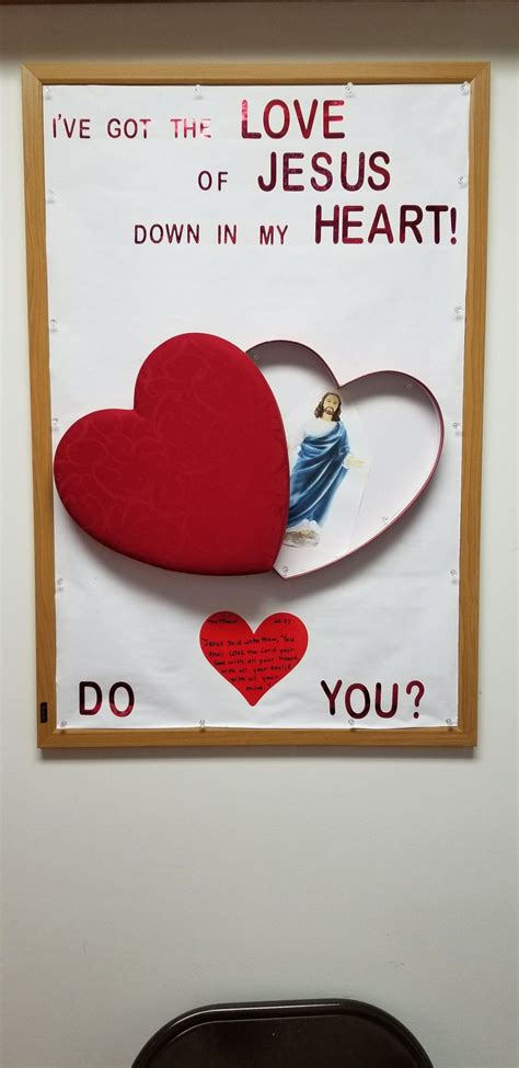 Love Of Jesus Bulletin Board For Church Valentines Day Bulletin Board
