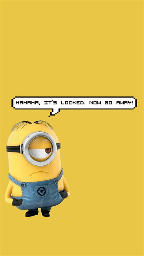 Minions Yellow And Wallpaper Image Don T Touch My Phone Wallpaper