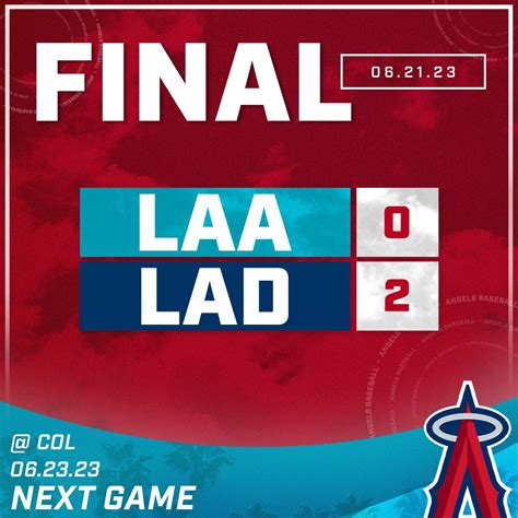 Tom Brombosz On Twitter Rt Angels Final Angels 0 Dodgers 2