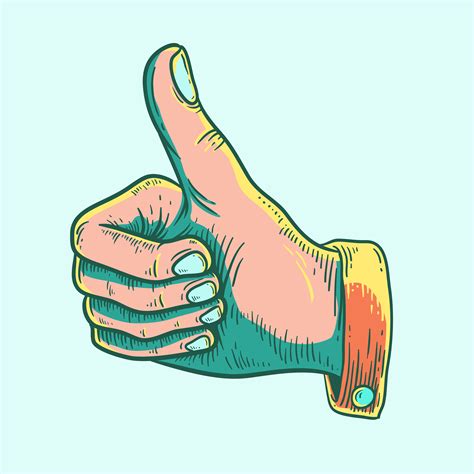 Thumbs Up Drawing Laderreview