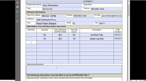 Fill in the form below, providing as much information as possible. How to fill out a Disaster Requisition Form 6409 - YouTube