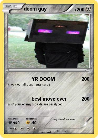 Pokémon Doom Guy 8 8 Yr Doom My Pokemon Card