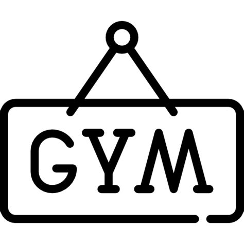Gym Free Sports And Competition Icons