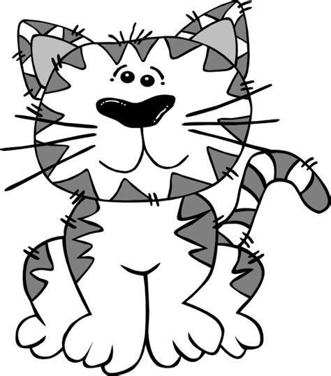 The png image provided by seekpng is high quality and free unlimited download. Cat Cartoon White Gray Clip Art at Clker.com - vector clip ...