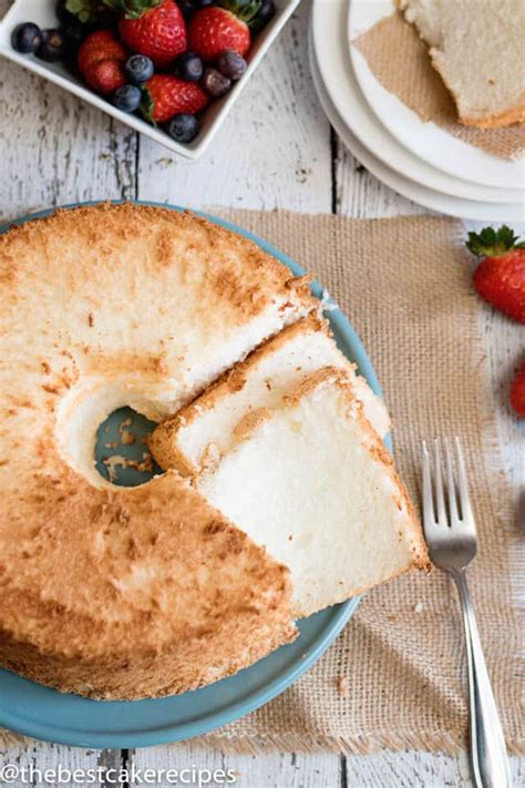With the mixer on medium speed, slowly pour the sugar into the egg whites in a steady stream, about 30 seconds. Angel Food Cake Recipe {Easy Low Fat Cake Recipe}