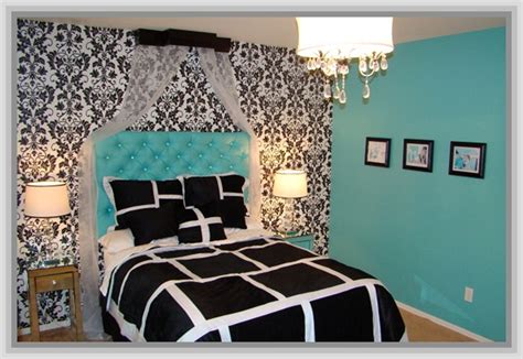 Tiffany Blue And Black And White Bedrooms Hawk Haven