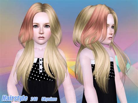 The Sims Resource Skysims Hair 240 Set