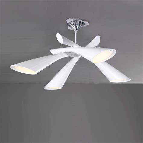 Pendant light, moroccan chandelier, ceiling light, designer lamp. Mantra M0921 Pop 4 Light White Ceiling Pendant