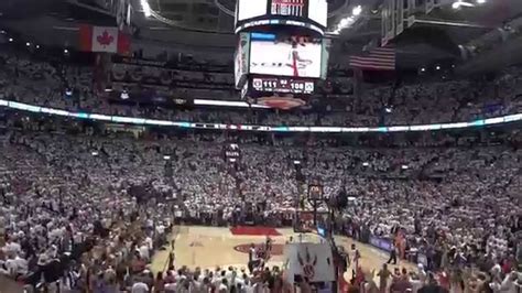 Playoff Atmosphere Raptors Vs Nets 4th Quarter Action Game 5 Youtube
