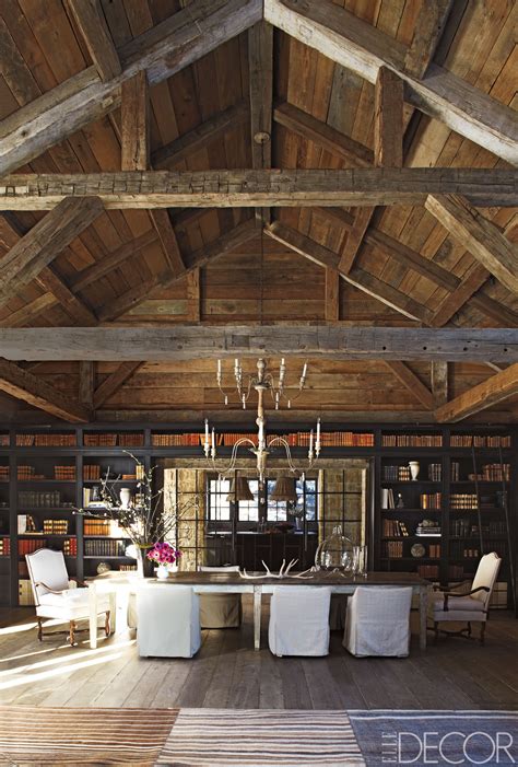 With quiet decor that keeps with rustic's naturally beautiful theme, this bedroom is your retreat within a antlers are both chic and wild. Decorating Ideas for Rustic Lodge Homes - Photos of a ...