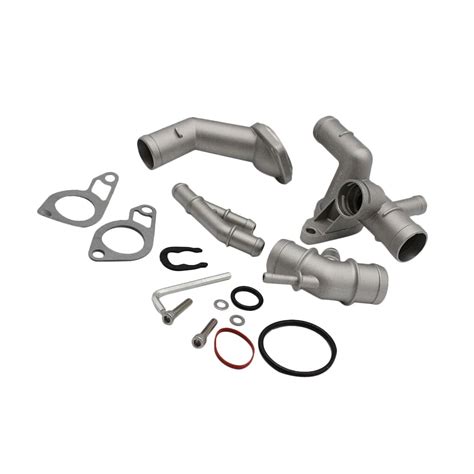 Cast Aluminum Coolant Flange Upgrade Kits For Vw Mk4 Golf Jetta Gli Tt 337 18t Car Accessories