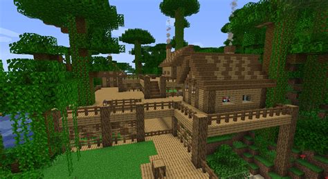 Jungle Wood House Minecraft Map