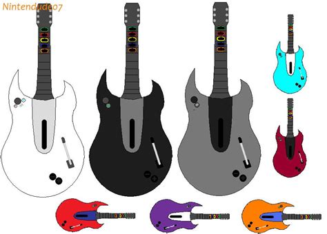Guitar Hero 4 Guitar Concepts By Nintendude07 Fanart Central