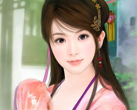 Anime Magazines Chinese Girl Paintings 14