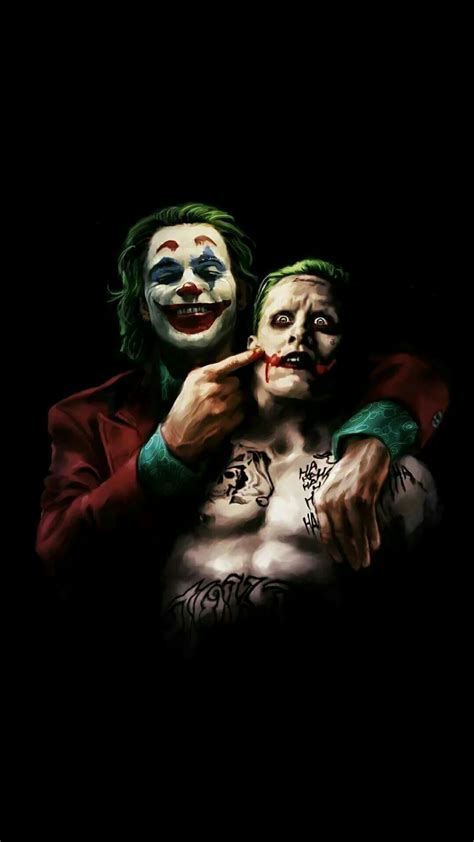 1080x1920 Joker Supervillain Joaquin Phoenix Jared Leto Hd Dark For Iphone 6 7 8