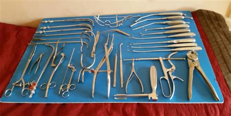 33 Vintage Antique Medical Surgical Instruments Tools Ww2 Antique