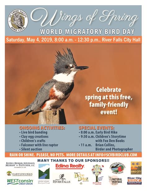 Wings Of Spring Migratory Bird Festival World Migratory Bird Day