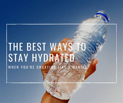 Best Ways To Stay Hydrated In Summer Heat — Peter Roberts Coaching